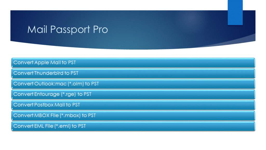 EML to PST Conversion